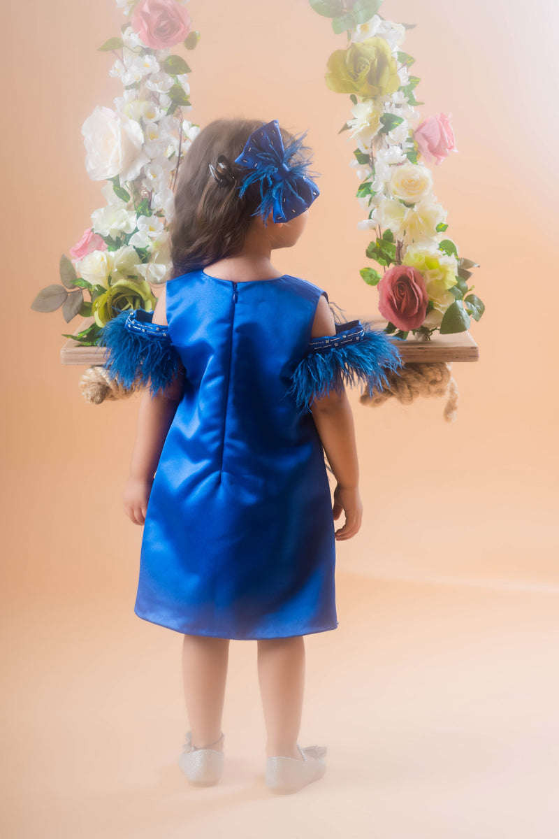 Blue A-line Florence Dress