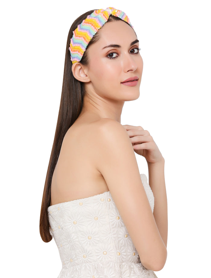 Evissa Chevron Headband