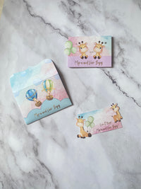 Giraffe Balloon Adventure Set (Pink & Blue)