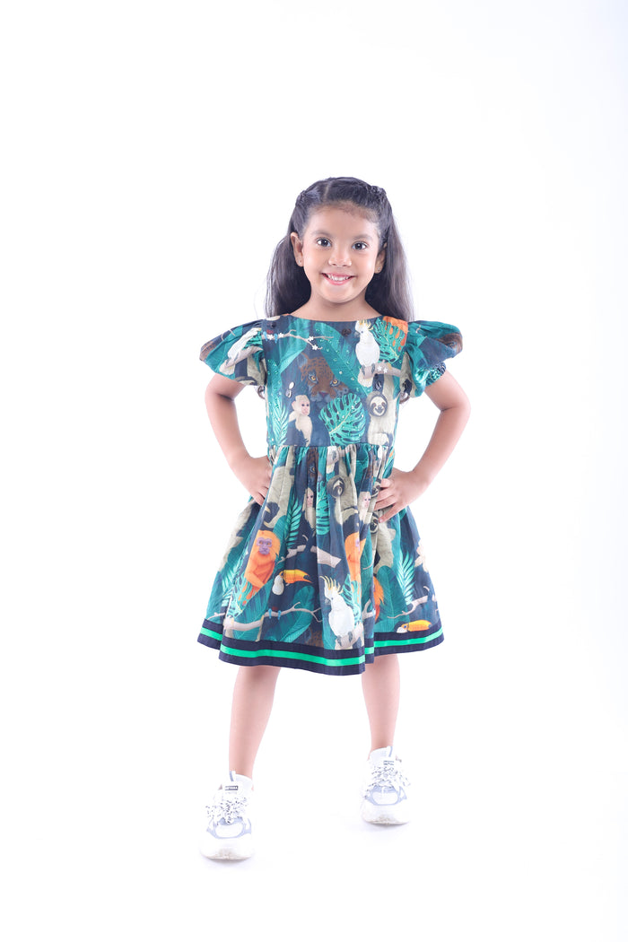 Jungle Print Dress