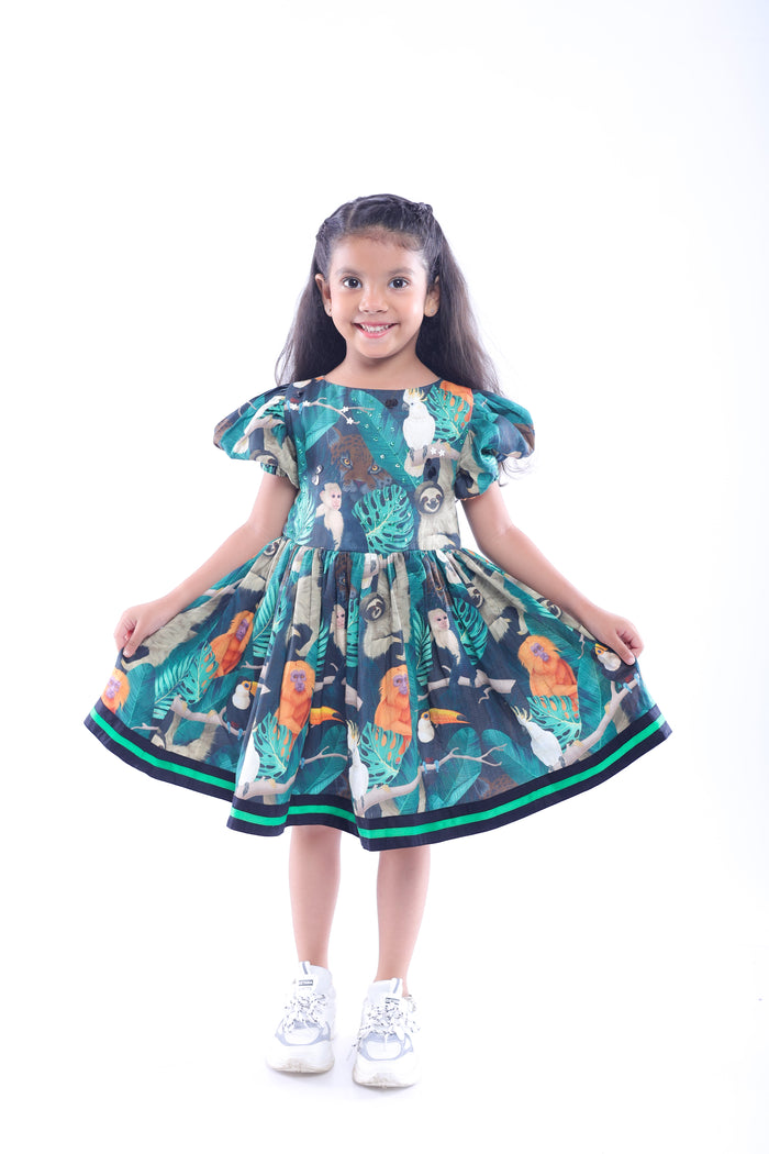 Jungle Print Dress