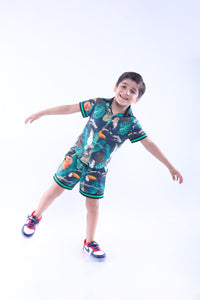 Jungle Print Shirt and Shorts