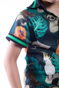 Jungle Print Shirt and Shorts