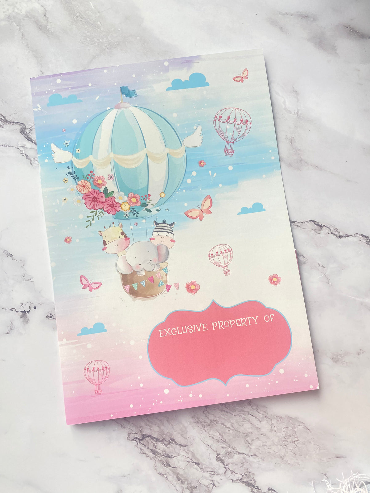 Hot Air Balloon Folder
