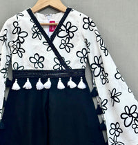 Stylish Black & White Floral Jumpsuit