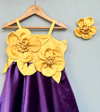 Stunning Velvent Dress in Purple