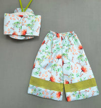 Floral Print Co-ord Set with 3D Flower