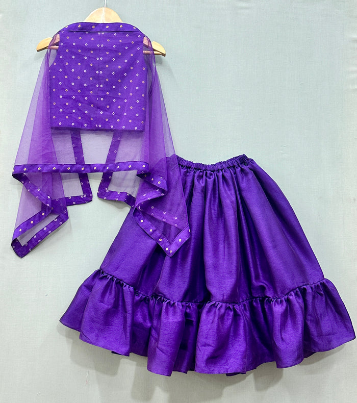 Embroidered Lehenga Set with jacket