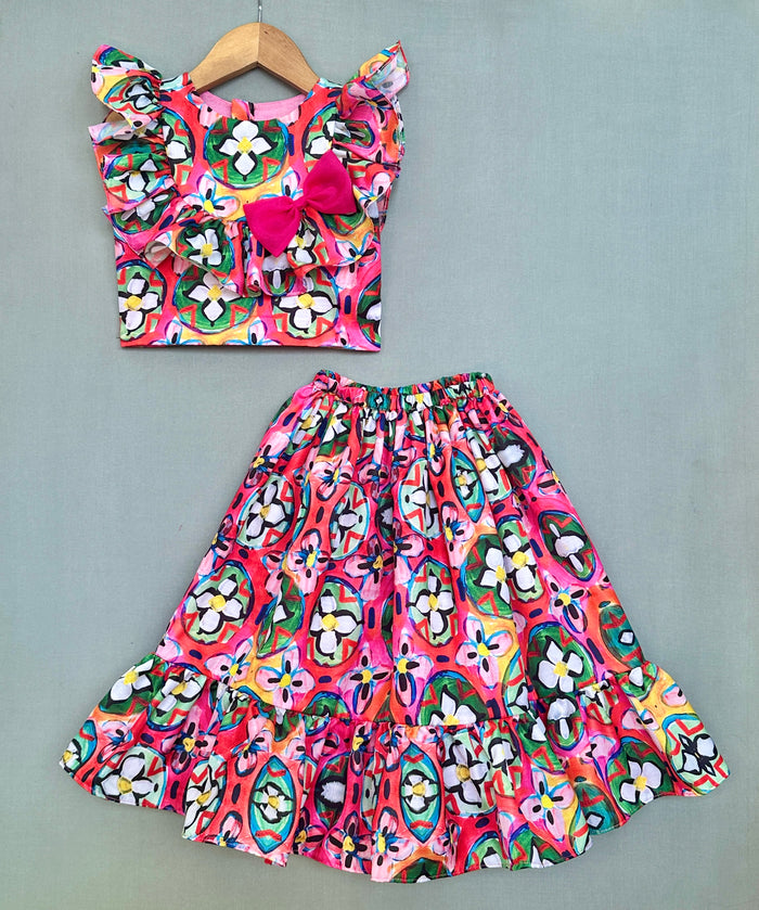 Abstract Printed Co-ord Set