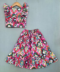 Abstract Printed Co-ord Set
