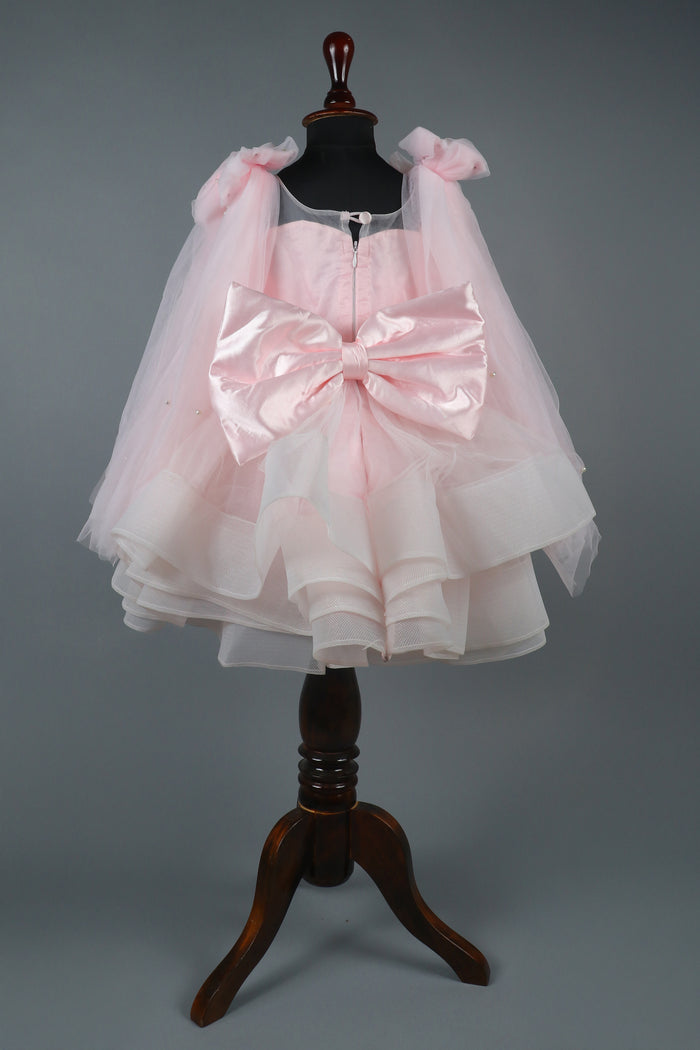 pink moti dress