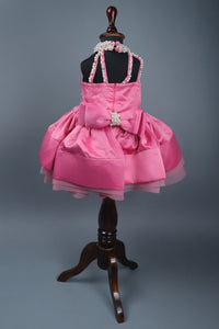 onion pink dress purles work head band and with bow
