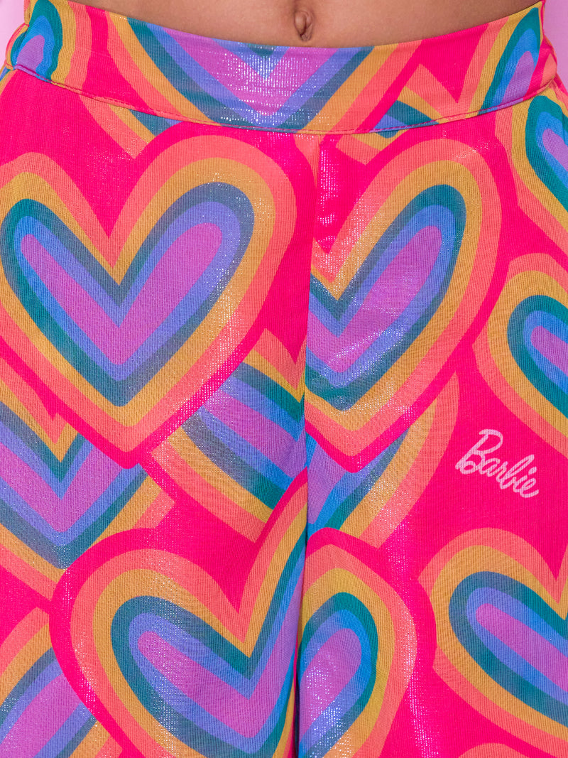 Barbie's Girls Peach Top with Pant Co-ordinate set