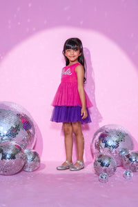 Barbie's Girls Pink Layered Dress