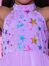 Barbie's Girls Purple Three Layered Dress