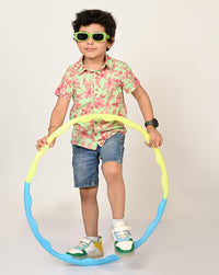 Sassy Boho Boys Pink Shirt From The Sibling Collection