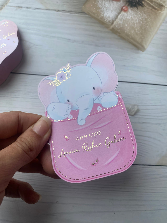 Pink Ele-Fun Tags