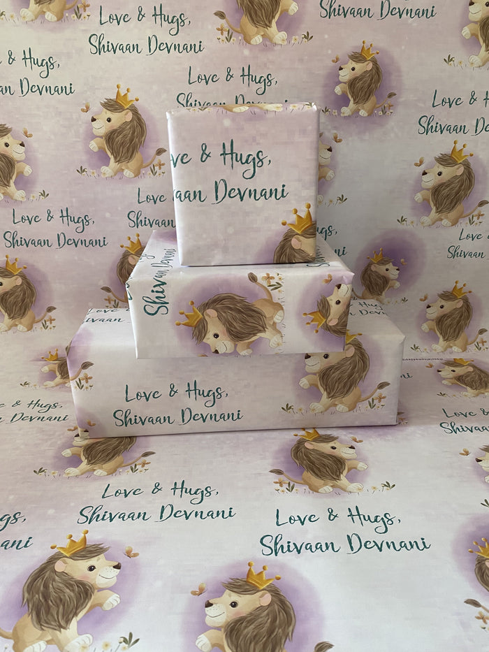 Royal Roar Wrapping Paper