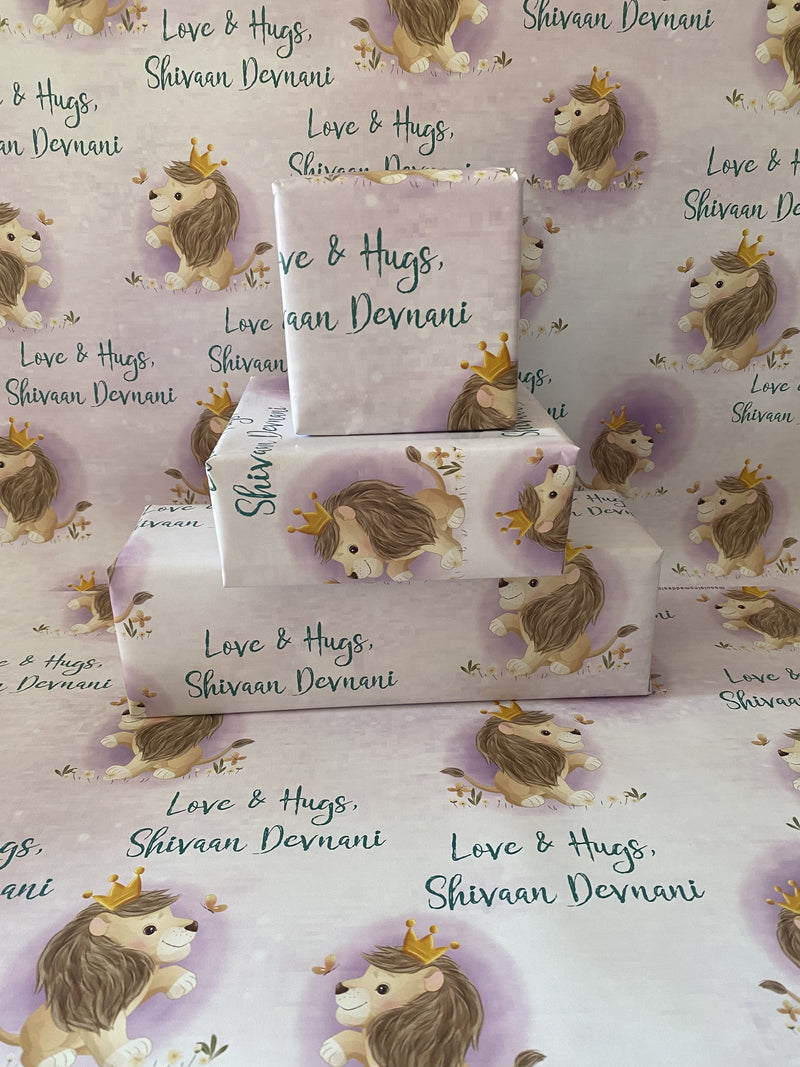 Royal Roar Wrapping Paper
