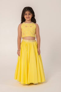 YELLOW LEHENGA SET