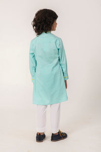 TOUCAN BIRD EMBROIDERY KURTA