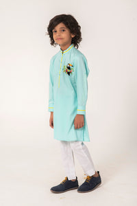 TOUCAN BIRD EMBROIDERY KURTA