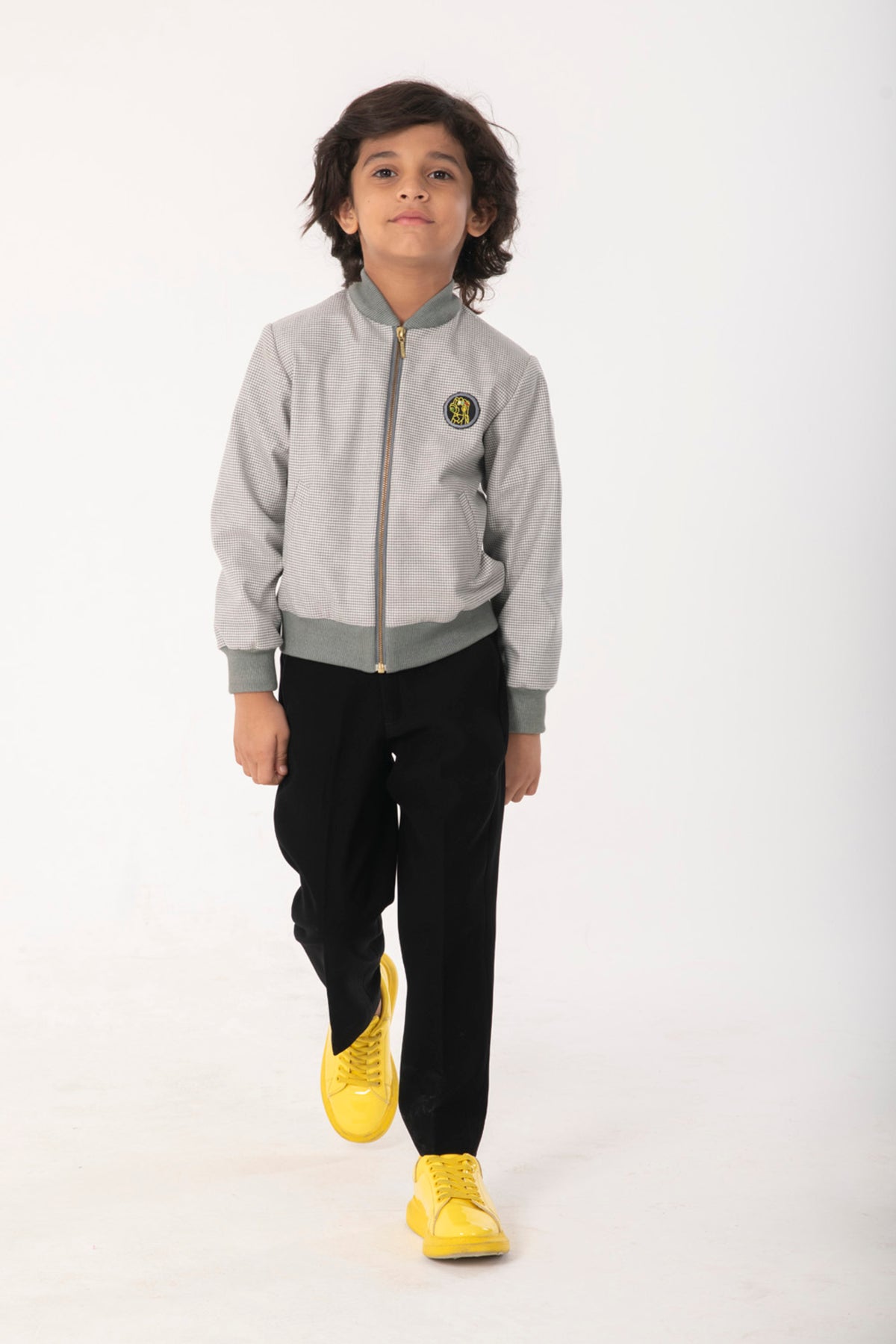 BOMBER JACKET WITH LOGO