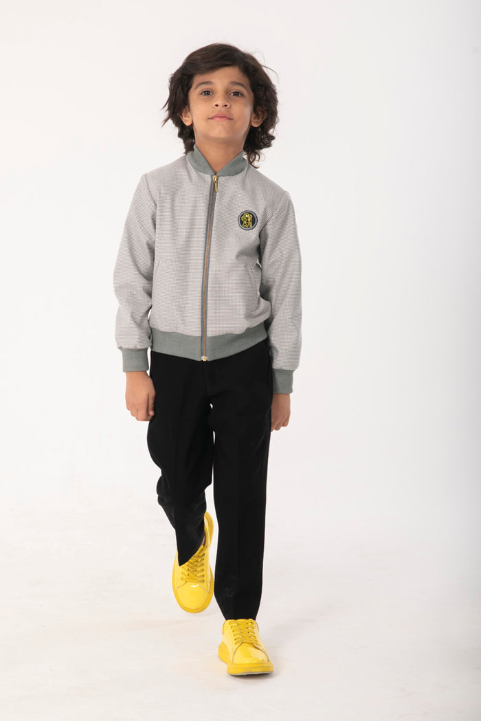 BOMBER JACKET WITH LOGO