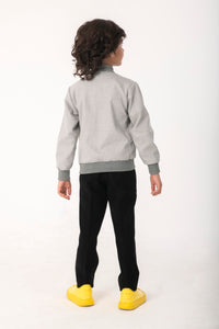 BOMBER JACKET WITH LOGO