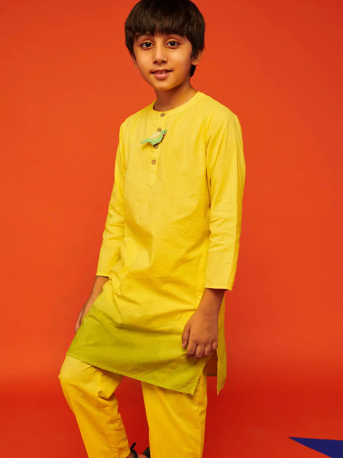 Mitthu Ombre Kurta Set