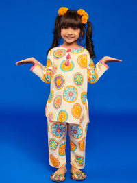 Mandana Girls Matching Kurta Set