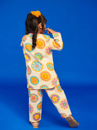 Mandana Girls Matching Kurta Set