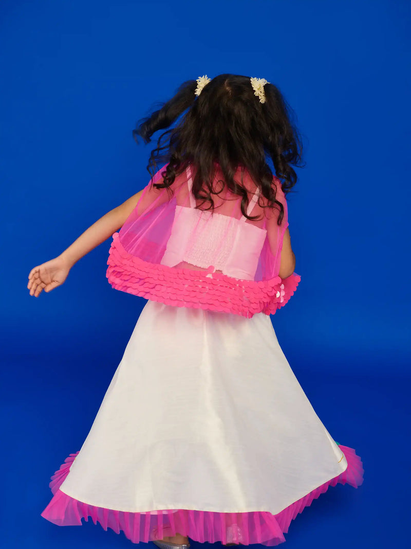 Cham Cham Skirt Top Cape Set