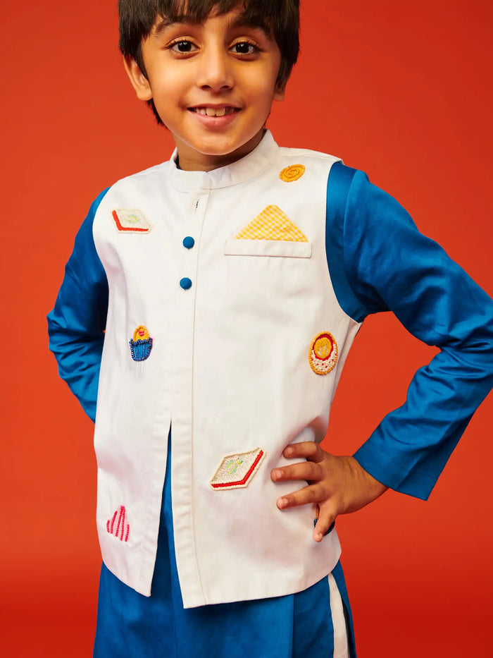 Mithai Boys Kurta Jacket Set