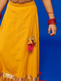 Kesari Top and Flare Skirt Set