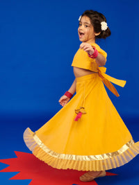 Kesari Top and Flare Skirt Set