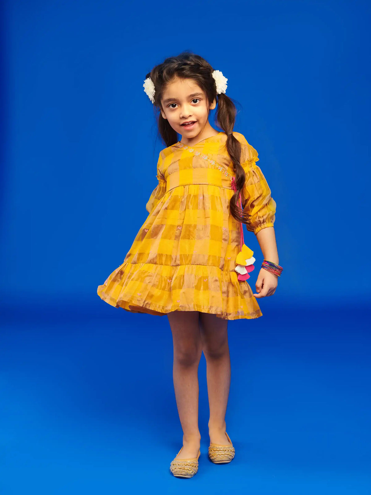 Kesari Wrap Dress