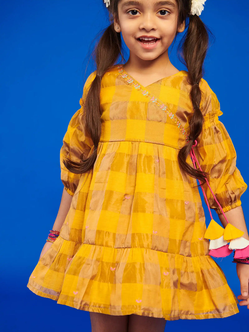 Kesari Wrap Dress