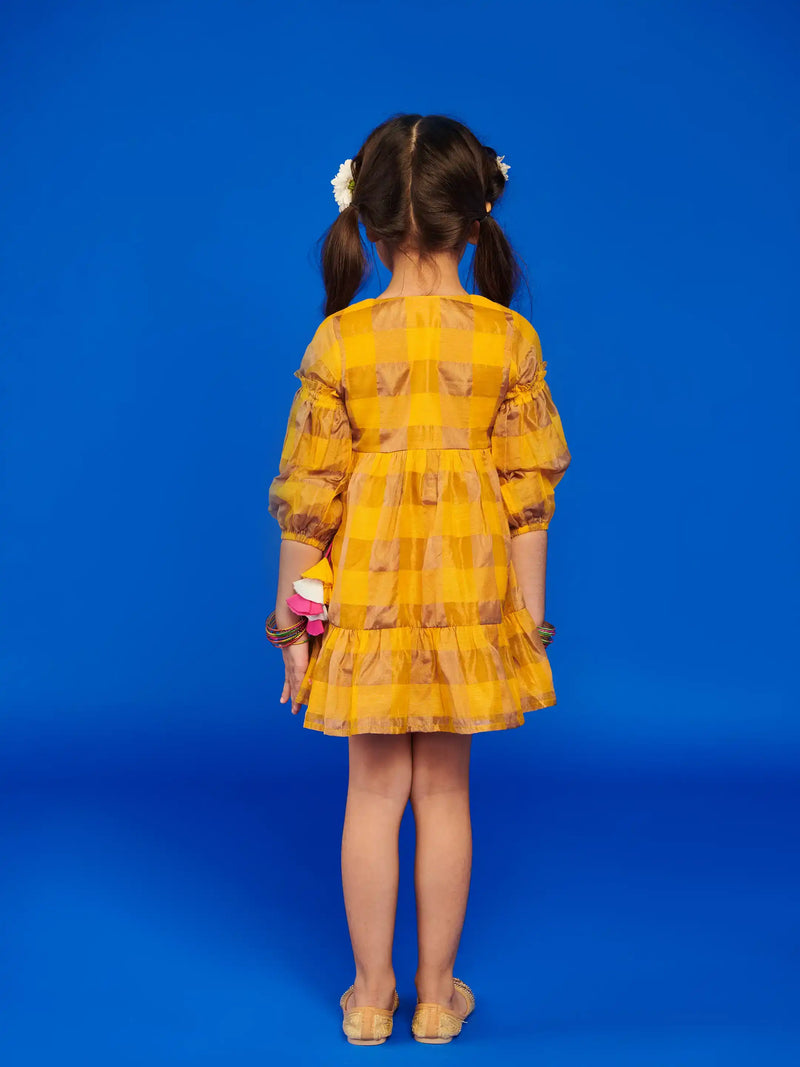 Kesari Wrap Dress