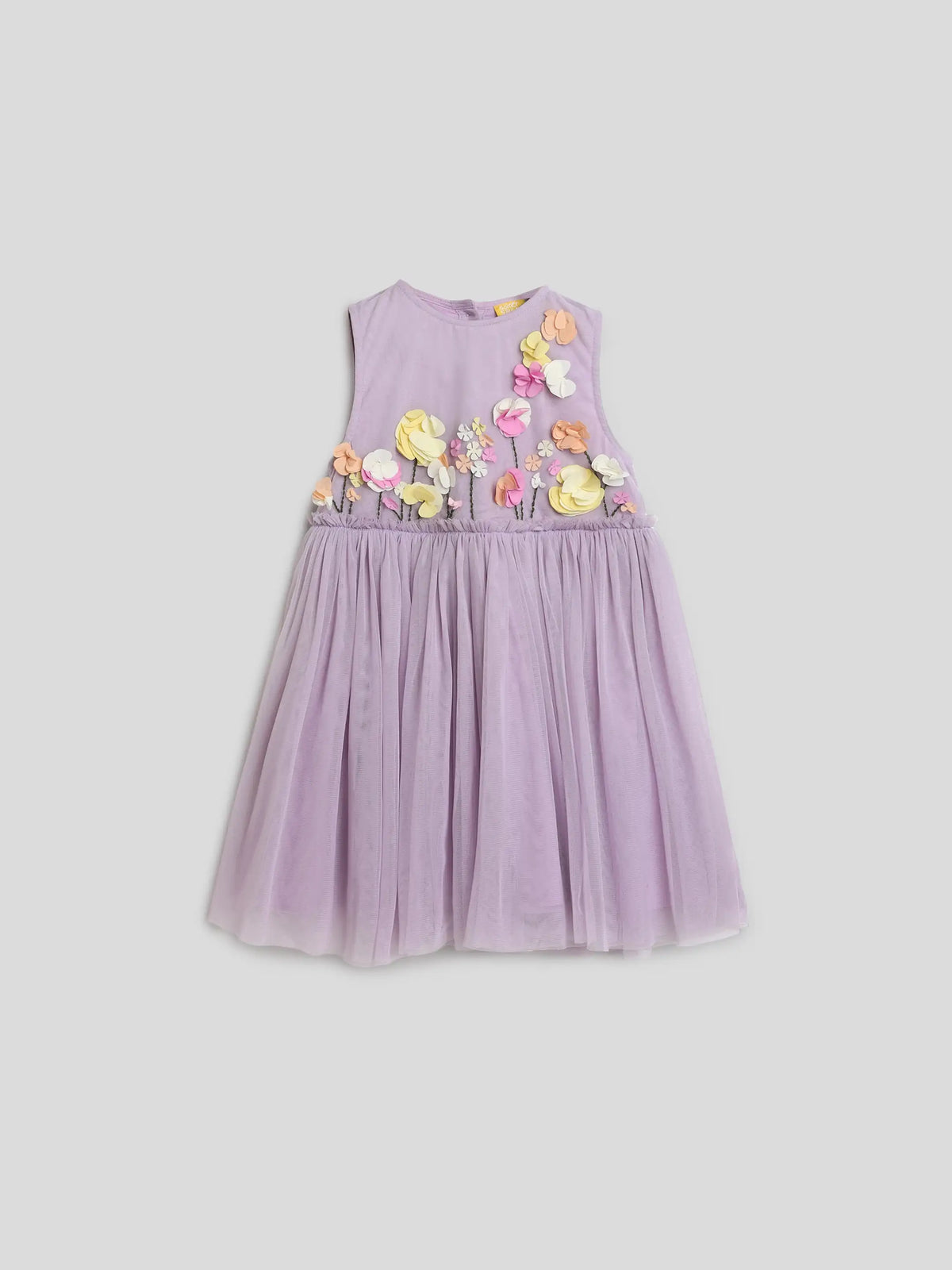 3D Floral Tulle Dress