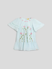 Embroidered Floral Dress