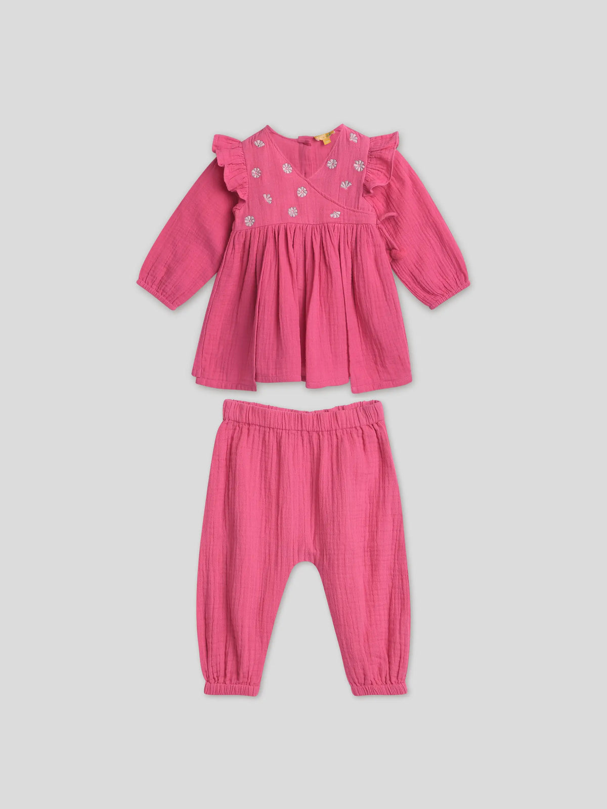 Rani Pink Festive Girls Set