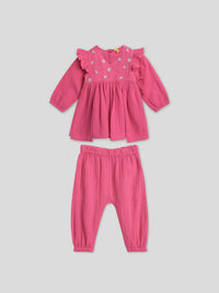 Rani Pink Festive Girls Set