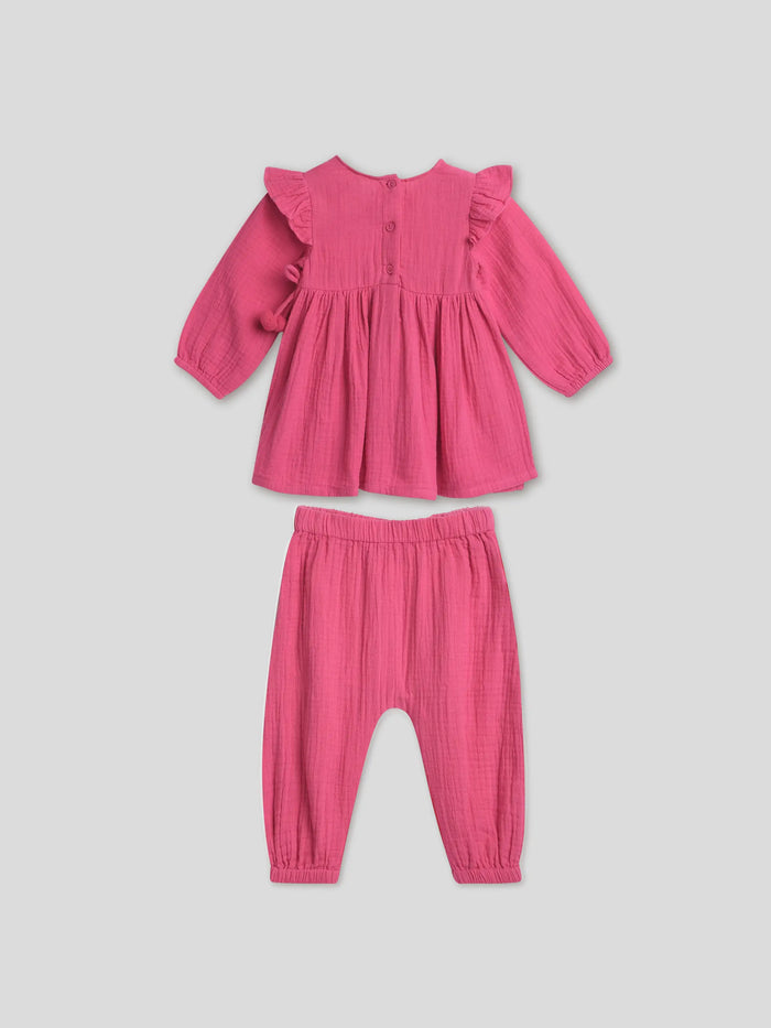 Rani Pink Festive Girls Set