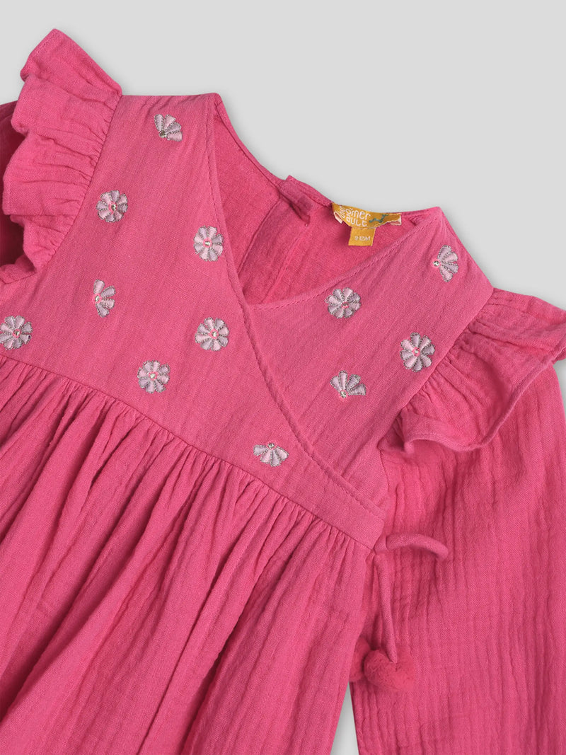 Rani Pink Festive Girls Set