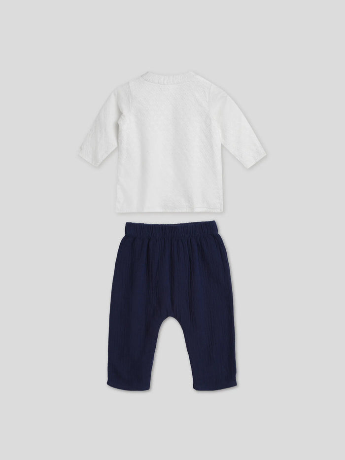 Petunia Newborn Kurta & Pants Set