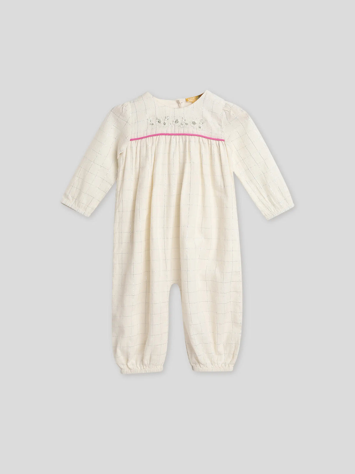 Petunia Festive Girls Romper With Apron