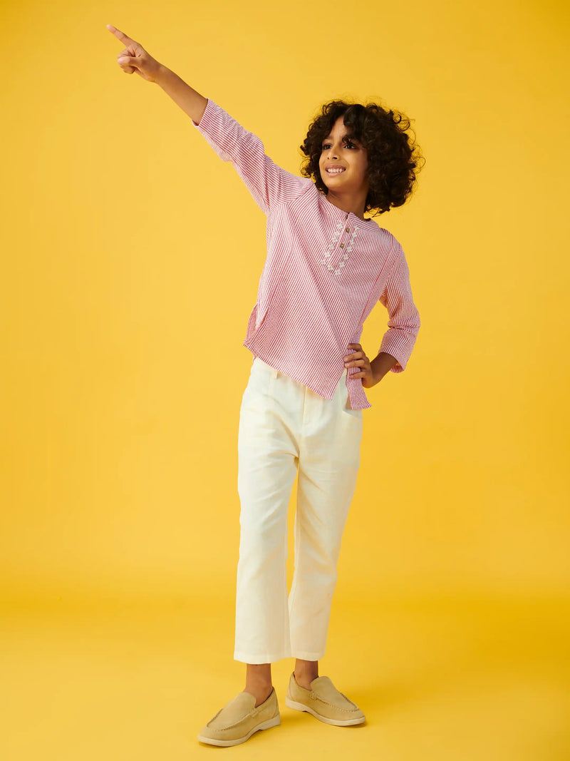 Mogra Short Kurta & Pants Set