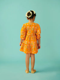 Gulbahaar Tiered Wrap Dress