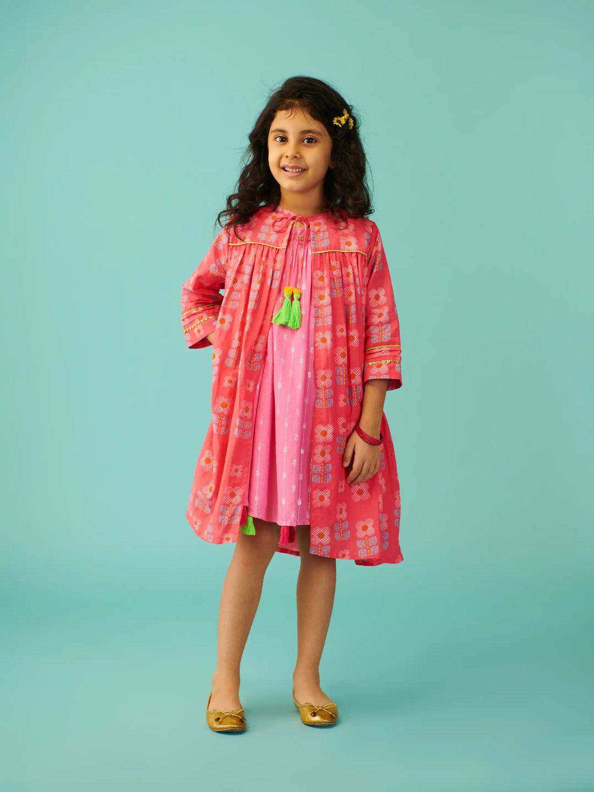 Gulbahaar Dress & Cape Set